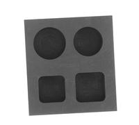 HIAKDOFT Stampo in Grafite Slot per Fusione Metalli Preziosi Resistente e Conducente per Oro Argento Rame e Struttura Pratica per Versamento Rapido ed Efficiente