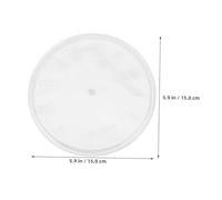 HIAKDOFT Stampo Orologio da Parete in Silicone Trasparente per DIY Modello Numeri Accessori Creativi per Realizzazione Orologi Decorativi