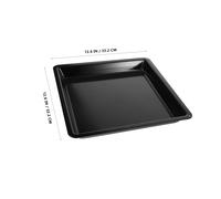 HIAKDOFT Teglia da Forno per Pizza e Arrosti in Acciaio Al Carbonio Smaltato Capacità Distribuzione Uniforme Del Calore per Uso Professionale in Cucine Commerciali