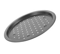 HIAKDOFT Teglia Pizza Forata in Acciaio al Carbonio Antiaderente Padella Forno per Pizze Croccanti Adatta Uso Facile da Pulire per Pizze Fatte in Casa