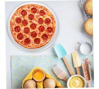 HIAKDOFT Teglia Pizza Rotonda in Alluminio Forata per Forno Piastra Antiaderente Professionale per Cottura Uniforme e Servizio per Pizza e Torte Uso Casalingo e