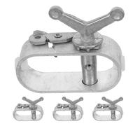 HIAKDOFT Tendifilo Manuale a Cricchetto in Acciaio Resistente Set 4 Pezzi per Recinzioni e Coperture Piscine fuori Terra Strumento di Tensionamento Corde per Uso Esterno e Giardinaggio