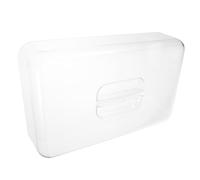 HIAKDOFT Torta Rettangolare Trasparente in Acrilico con Vassoio Versatile per Colazione Pane e Dessert Protezione e Visibilità per Uso e Ristoranti