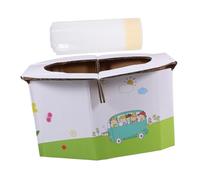 HIAKDOFT Vasino Portatile Pieghevole Riduttore Per Wc Compatto Per Ragazzo Ragazza Ragazza e Bambine Con Sacchetti Per Spazzatura Per Viaggi e Educazione Al Vasino