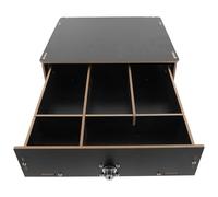 HIAKDOFT Vassoio Portasoldi per Cassetto Contanti Portatile con Scomparti Monete e Scomparti Banconote Organizer Desktop per Uffici Scuole e Negozi Custodia Robusta per Registratore Cassa