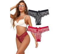 Hialegion Dame Hipster Mutandine Seducenti con Abbellimento in Pizzo Lingerie Sexy Slut Dimensioni Senza Cuciture Pezzi M