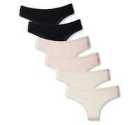 Hialegion Donna Perizoma Sexy Chic Cotone Classico per Moda Slip Bikini Senza Vergogna 6 Confezione XL