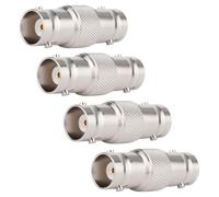 HiAoey BNC - Set di adattatori BNC femmina a BNC femmina adattatore BNC maschio 75 Ohm connettore SDI per HD-SDI/3G-SDI/4K/8K SDI video camera monitor, 2 pezzi