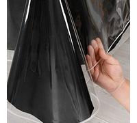 Hiasan Tovaglia rettangolare in plastica trasparente, 100% impermeabile, oleorepellente, antimacchia, lavabile, in vinile, 178 x 178 cm