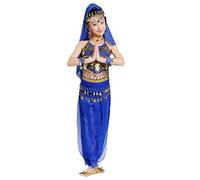 Hibasing Bambini Danza del Ventre Costume Danza Orientale Ragazze Danza del Ventre Vestiti Danza Indiana Set di Costumi per Bambini
