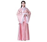 Hibasing Cinese Antico Stile Hanfu - Tradizionale Tang Suit Retro Manica Lunga Cosplay Costume da Spettacolo per Donne