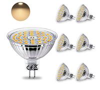 HiBay 6X MR16 Lampadine LED 4W 400lm Bianco Caldo 3000K GU5.3 Bi-Pin Spot Light Sostituire 35W Lampadine alogene AC/DC 12V Faretti