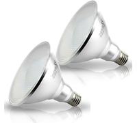 HiBay Lampadina LED 12W E27 PAR38,Equivalente Alogeno 90W,3000K Luce Calda,1200LM Faretto LED Spot Sostituiscono,220V-240V,Angolo di 180°,Non Dimmerabile Set di 2