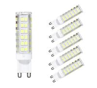 HiBay Lampadina LED G9,7W(Equivalente 60W Lampada Alogena) 600LM,6000K Lampadine Bianche Fredde ad Angolo di 360 Gradi,220V