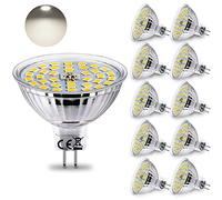 HiBay Lampadina LED GU5.3 MR16 12V,4W Equivalente a 35W Alogena,400LM Luce Neutro 4500K,220V-240V,Lampadine Faretto LED GU5.3 per Plafoniera Spot Lampada Sostituiscono,Non Dimmerabile Set di 10