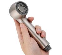 Hibbent Rubinetto Cucina con Doccetta Estraibile, Testa di Ricambio, Miscelatore Cucina a 2 Getto, Rubinetto Cucina Multifunzione a 360°Girevole, Connettore G1/2, Acciaio Inox, Nichel spazzolato