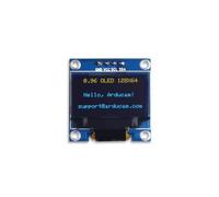hiBCTR Modulo OLED da 0,96 pollici 12864 128x64 giallo blu SSD1306 Driver I2C Seriale Self-Luminous Display Board per Arduino Raspberry Pi Pico