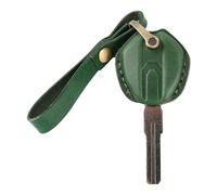 HIBEYO Custodia per chiave moto adatta per Ducati Monster 696 796 M1100s M1200s 821 848 659 656 1299 Superbikes Custodia portachiavi in pelle custodia protettiva portachiavi portachiavi verde