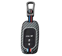 HIBEYO Keyless - Custodia per chiave auto, adatta per Honda HR-V Civic Accord CR-V Pilot Sport SI EX EX EX-L Touring 2022 2023 2024, custodia per chiavi, colore: Rosso Blu