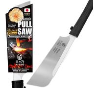 HIBINO Kataba - Sega a mano giapponese da 190 mm, con denti a taglio trasversale fine, leggera, lama a bordo singolo per lavori di precisione del legno, falegnameria e progetti di dettaglio, lama