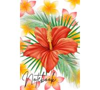 Hibiscus Dreams Notebook: 6x9 | 100 lined pages with botanical watermark | Beautiful floral journal for notes, school, & everyday use