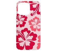 Hibiscus Flower Beach Hawaiian Exotic Floral Surf Vibe Red Custodia per iPhone 15 Pro Max