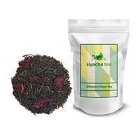 Hibiscus Green Tea Premium Loose Leaf Herbal Detox Blend Delight 1 libbra