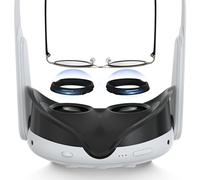 Hibloks - Distanziatore per occhiali per Meta/Oculus Quest 3, previene che occhiali da miopia e lenti VR si graffino. Accessori per la protezione delle lenti VR con montatura magnetica e anello in