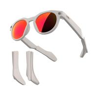 HiBloks Grip per Orecchiali per Occhiali Intelligenti Oakley Meta HSTN, Accessori con Grip Antiscivolo in Silicone, Cuscinetti Auricolari per Occhiali da Sole Intelligenti (Grigio)