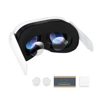 HiBloks - Pellicola protettiva in silicone per Meta Quest 3, antipolvere, per Oculus Quest 3, protegge l'obiettivo da luce solare, graffi e polvere