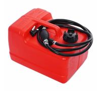 HIBO Set serbatoio carburante 11,3 l per motori fuoribordo - Suzuki/Johnson/Evinrude - Include tubo del carburante armato adatto per Honda, plastica durevole, serbatoio della benzina, pronto all'uso