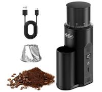 HIBREW G5mini Macinacaffè Portatile Senza Fili, 5200 mAh Ricarica Type-C | 100 Livelli di Macinatura, Macinatore Conico in Acciaio Inox 38 mm, Macinacaffè Elettrico per Casa e Viaggi