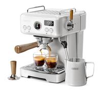 HIBREW H10Plus - Macchina da caffè espresso programmabile - Portafiltro da 58 mm in acciaio inossidabile - Temperatura e volume della tazza regolabili a piacimento - Con display intelligente e