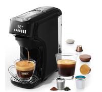 HIBREW H1B Macchina da Caffè a Cialde 6 in 1, Macchina per Espresso 20Bar | Compatibile Ns*/Kcup*/DG*/Es*, Polvere per Espresso, Infusione Calda/Fredda un Tocco, Supporta Tazze Fino a 240 ml