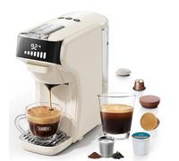 HIBREW H1B Macchina da Caffè a Cialde 6 in 1, Macchina per Espresso 20Bar | Compatibile Ns*/Kcup*/DG*/Es*, Polvere per Espresso, Infusione Calda/Fredda un Tocco, Supporta Tazze Fino a 240 ml