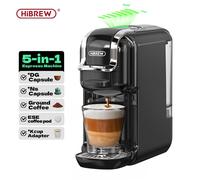 HiBREW H2B Macchina Caffè 5-in-1 20 Bar Capsule Nespresso/Dolce Gusto/Macinato