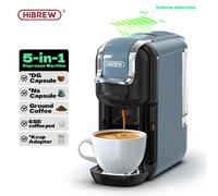 HiBREW H2B Macchina Caffè 5-in-1 20 Bar Capsule Nespresso/Dolce Gusto/Macinato