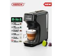 HiBREW Macchina da caffè a capsule 6in1 Caffè espresso multiplo caldo/freddo Cafetera Cappuccino Caffettiera Dolce Gusto Nespresso in polvere H1B H1B M3A WH Tray