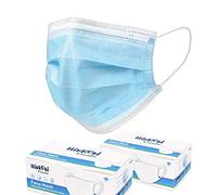 HIBRON 100 maschere monouso blu approvate CWA 17553: 2020 con metodo di prova BFE: EN14683: 2019 in Spagna, BFE> 99%