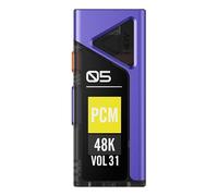 HiBy FC5 con display OLED viola USB DAC amplificatore per cuffie 4,4 mm bilan...