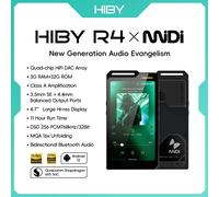 HiBy R4 MiDi Versione ES9018Q2M * 4 Android 12 Lettore musicale HiFi Audio MP3 Bluetooth WiFi DSD256 MQA 16x USB DAC 11hr 4.7 '' OPA1652