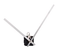 Hicarer Lungo Albero ad Alta Torsione Meccanismo Movimento Orologio con Lunghe Lancette Dritte 250 mm/ 9.8 Pollici (Argento)