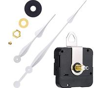 Hicarer Meccanismo di movimento dell'orologio ad albero lungo con lancette lunghe 30,5 cm (argento)