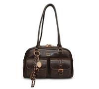 HICARRY Borsa a mano da donna in pelle PU Y2K Shoulder Bag da donna Tote Purse Piccole borse con arco Cute Ita Bag Giapponese Estetica Borsa, Caffè Z
