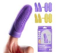 HICC PET Spazzolino da denti per cani, kit antiscivolo per la pulizia di placca e tartaro, per la pulizia dei denti del cane per animali domestici piccoli e grandi, silicone liquido più sicuro e