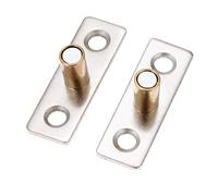 Hicello 2 pezzi per porta scorrevole inferiore Ø 8 mm, guida per pavimento per porta scorrevole, guida per porta a rullo, fermaporta in metallo, tono rame