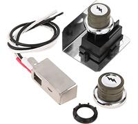Hicello Accenditore elettronico a gas Kit di ricambio per Weber 91360 Spirit E-310, E-320 200, E-210, Spirit 300 e altre griglie a gas (2009-2012) con pannello di controllo laterale (2 uscite)