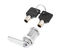 Hicello Cilindro tubolare serratura a camma Ø18 mm x 30 mm canna 90 gradi 2 chiavi per cassetta postale residenziale ascensore armadio sottotetto utilità infrastruttura tubolare chiave rotonda