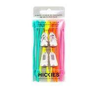 HICKIES 1.0 Lacci per scarpe elastici, misura unica, non si allacciano - Arcobaleno Neon (contiene 14 lacci)