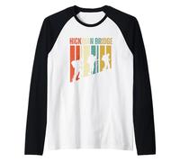 Hickman Bridge Utah Escursionismo Avventura retrò alpinismo Maglia con Maniche Raglan